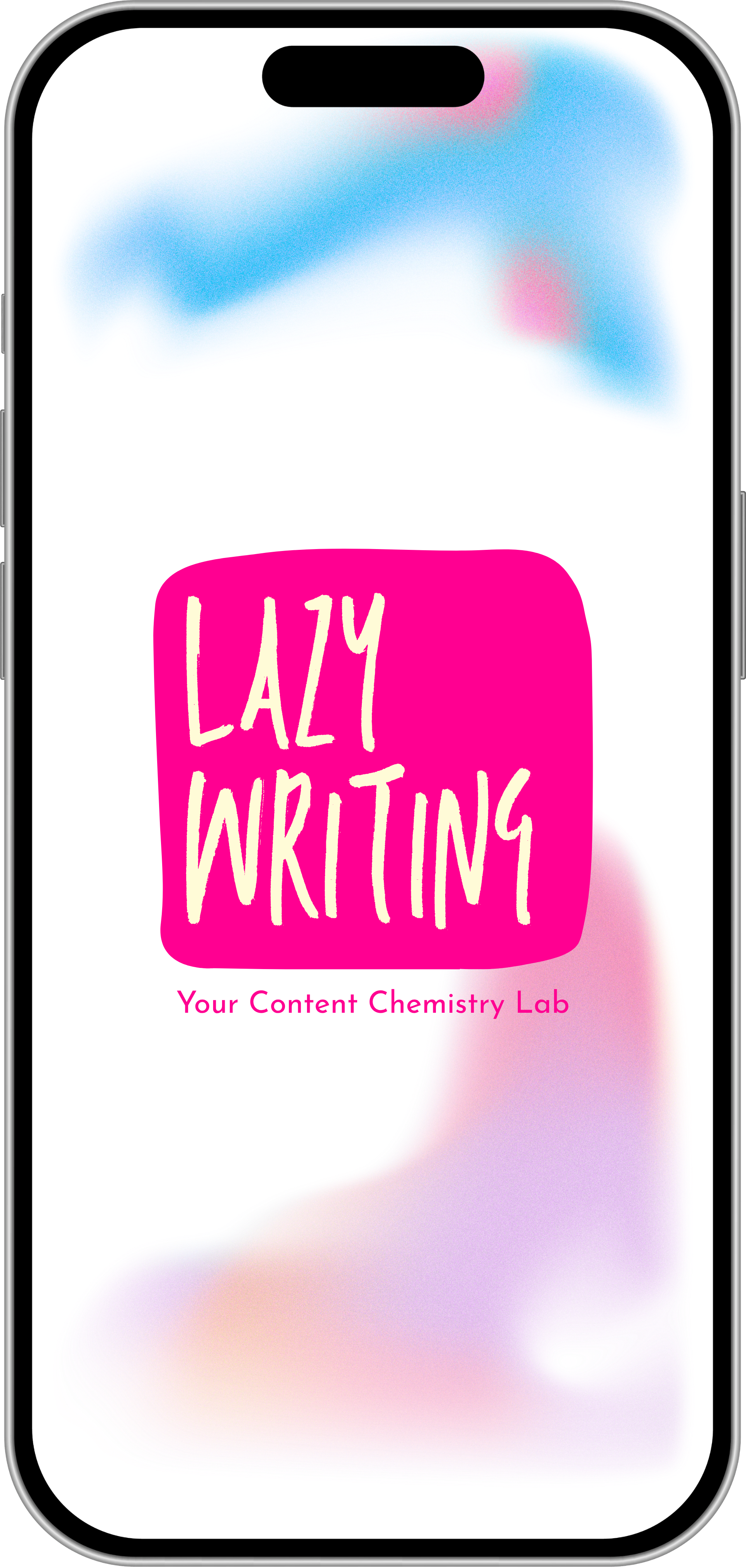 Lazy writing Mockup